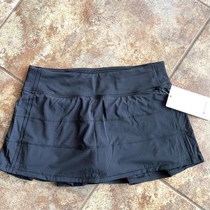 Lululemon Pace Rival MR skirt size 8 NWT Black